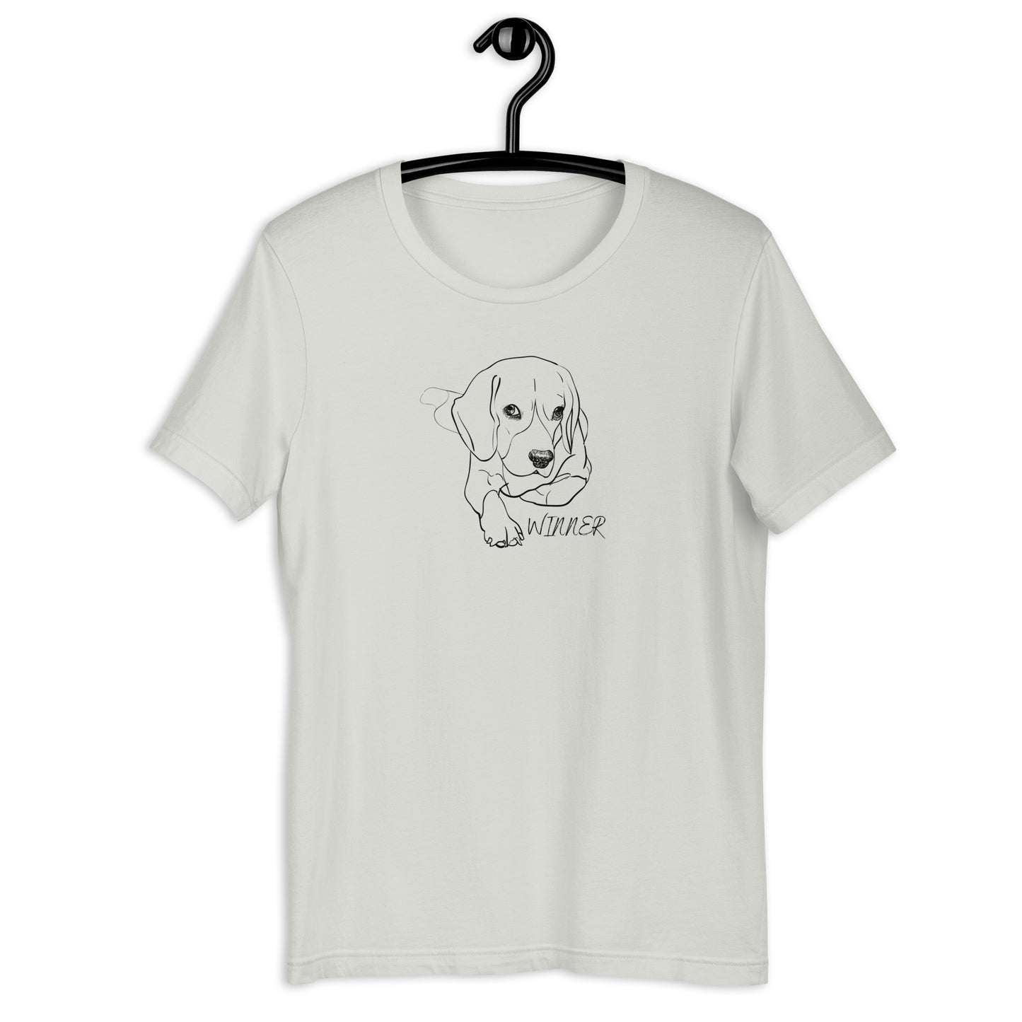 Unisex t-shirt with the image of the Beagle