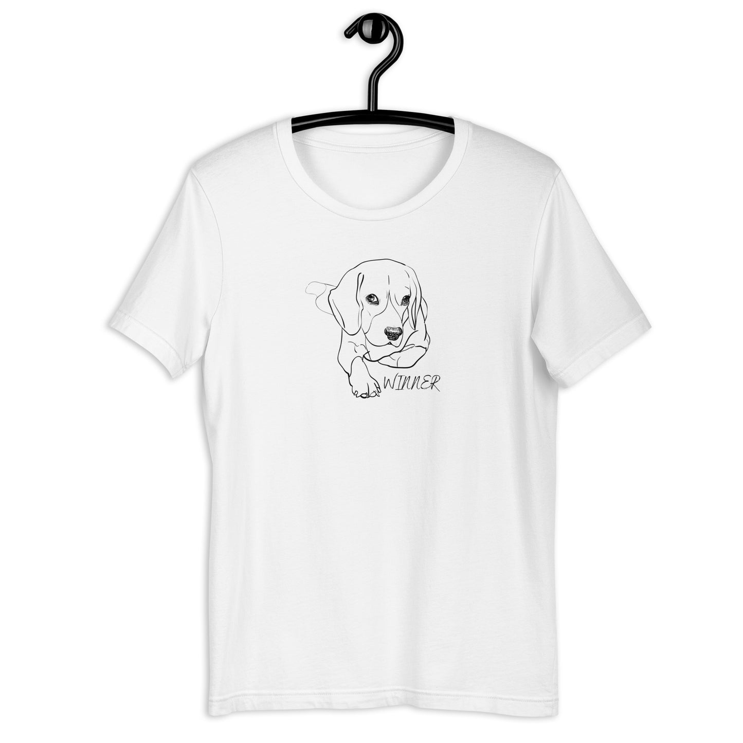 Unisex t-shirt with the image of the Beagle
