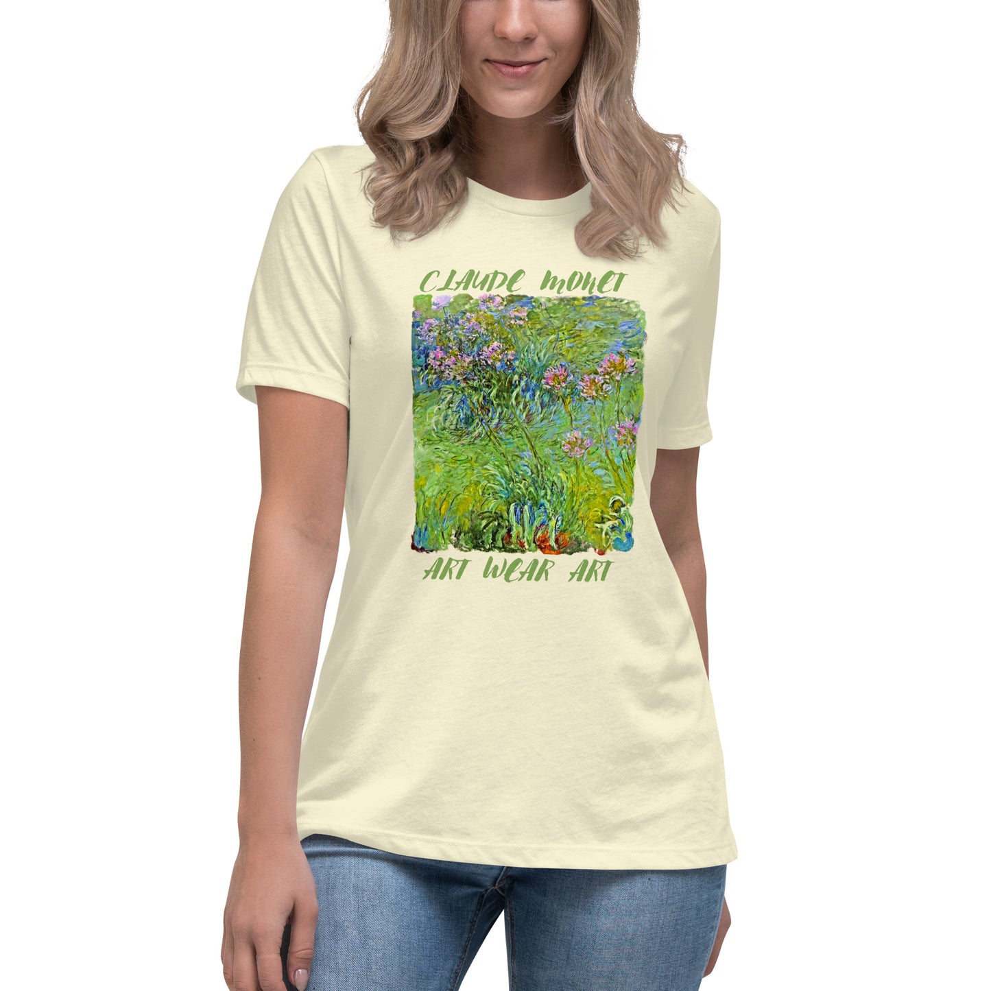 Women's Relaxed T-Shirt Art Wear Claude Monet