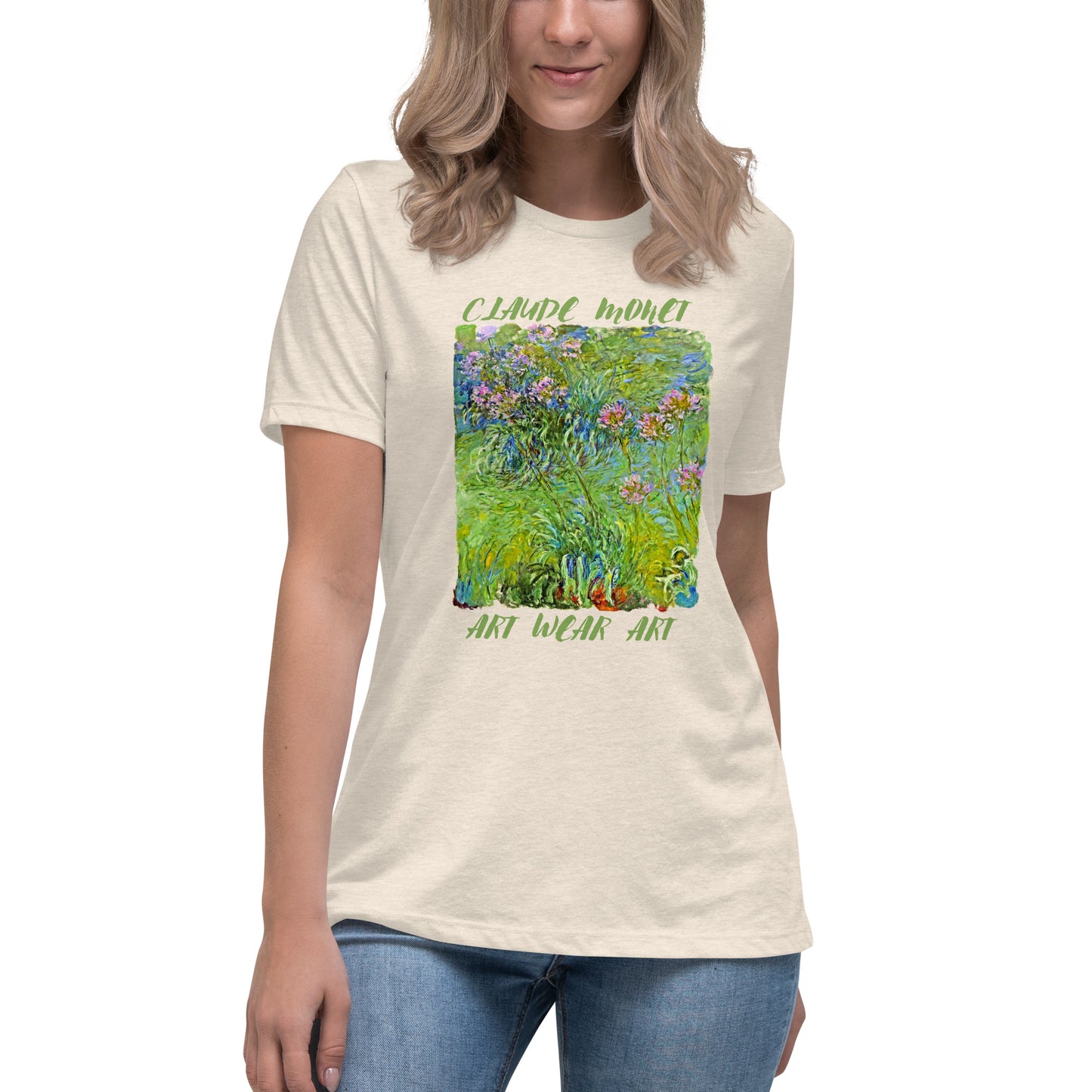 Women's Relaxed T-Shirt Art Wear Claude Monet