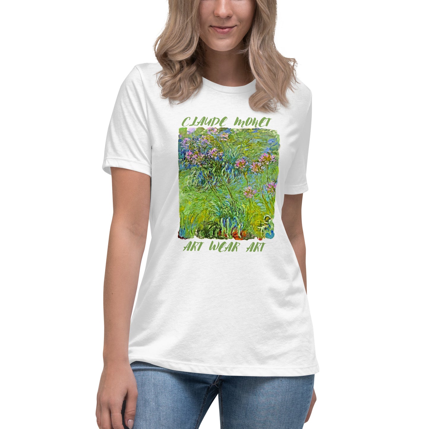 Women's Relaxed T-Shirt Art Wear Claude Monet