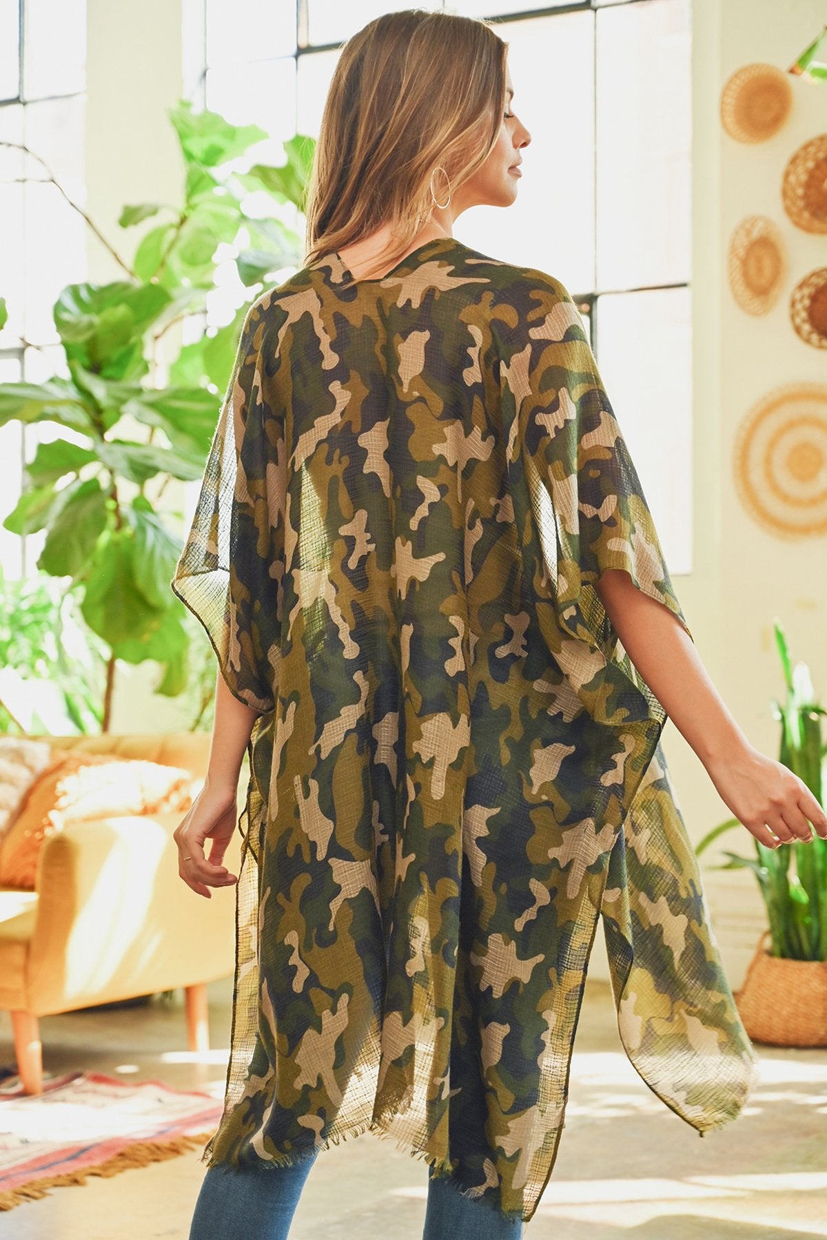 Camouflage Kimono