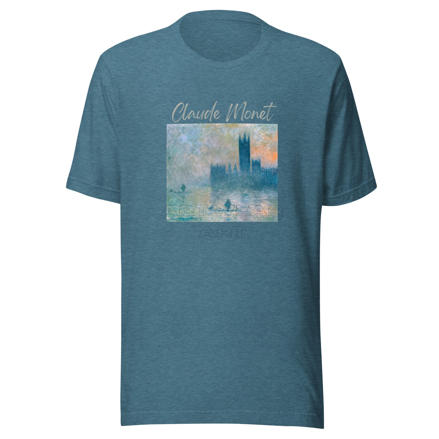 Unisex t-shirt Claude Monet The Houses of Parliament Sunset