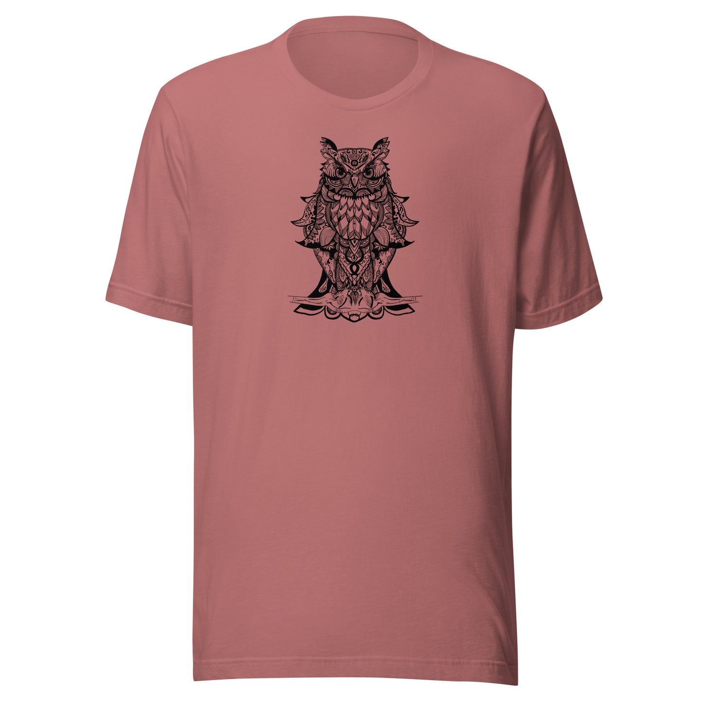 Unisex t-shirt with an owl